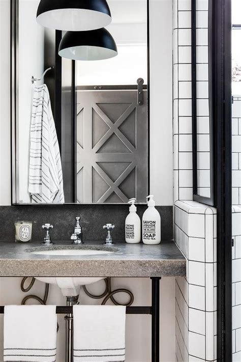 Black Industrial Bathroom Mirror You Get The Beauty Of The Sleek