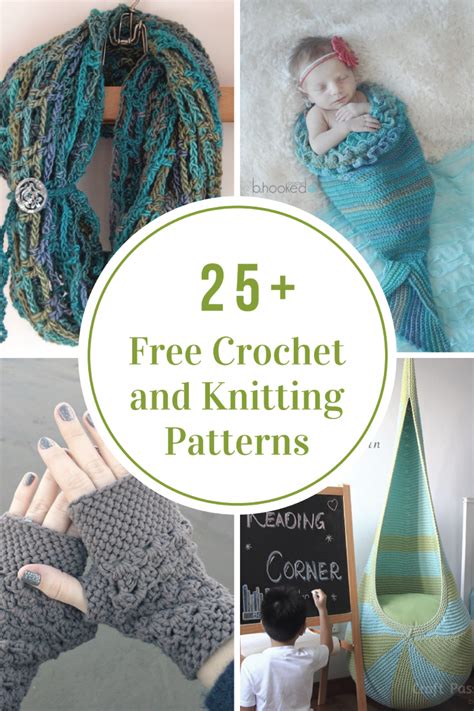 Free Crochet And Knitting Patterns The Idea Room