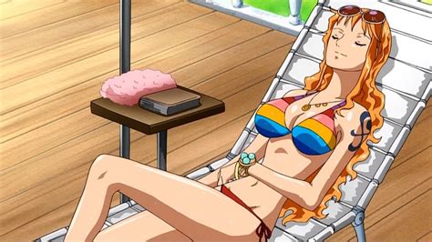 Nami Bikini Glorious Island By Berg Anime On Deviantart One Piece
