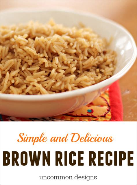 Easy Brown Rice Recipe