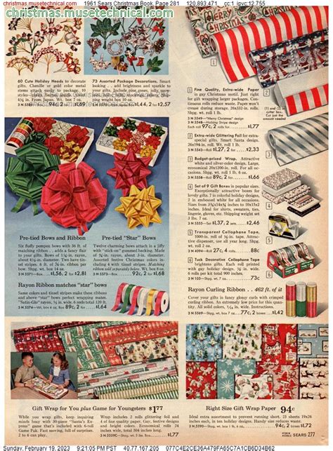 1961 Sears Christmas Book Page 281 Catalogs And Wishbooks