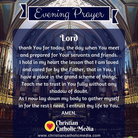 Evening Prayer Catholic Thursday 3-19-2020 - Christian Catholic Media
