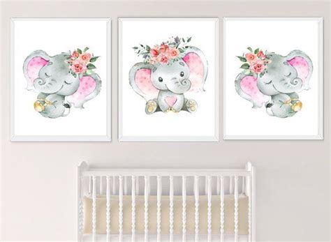 Check spelling or type a new query. Elephant Decor | Baby Girl Nursery | Elephant Wall Art ...