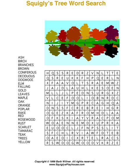 22 free printable library activities for kids, including answer keys. Free, printable Tree Word Search. Find the words hidden in the puzzle in this fun word gam ...