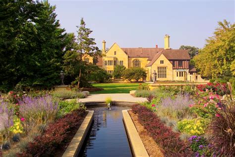 A historic estate with art galleries and display gardens. Mansion - Paine Art Center and Gardens