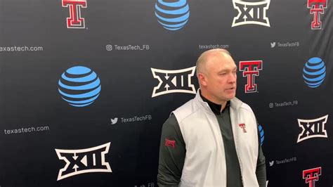 Texas Tech Coach Joey Mcguire On Taking The Team To The Texas Bowl Video