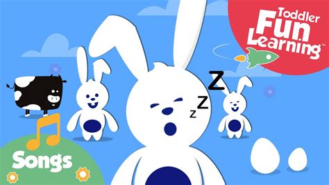 Sleeping Bunnies Nursery Rhyme For Toddlers Toddler Fun Learning