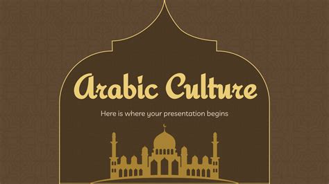 Arabic Powerpoint Template