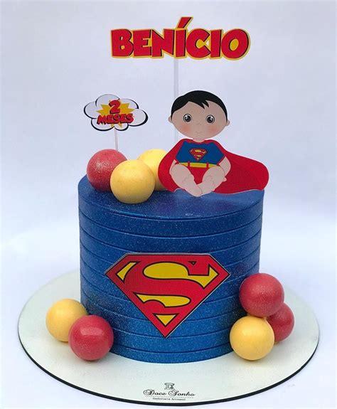 Bolo Do Super Homem Infantil
