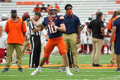 Syracuse Orange football quarterback Justin Lamson out with injury