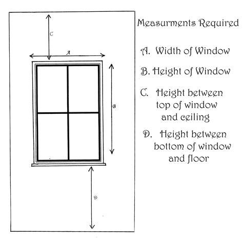 Window Measuring Template