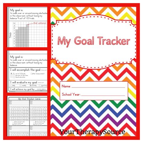 My Goal Tracker Student Generated Data Collection Your Therapy Source