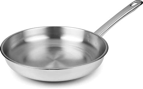Lacor Frying Pan 22 Cms Vitrocor Silver Home And Kitchen