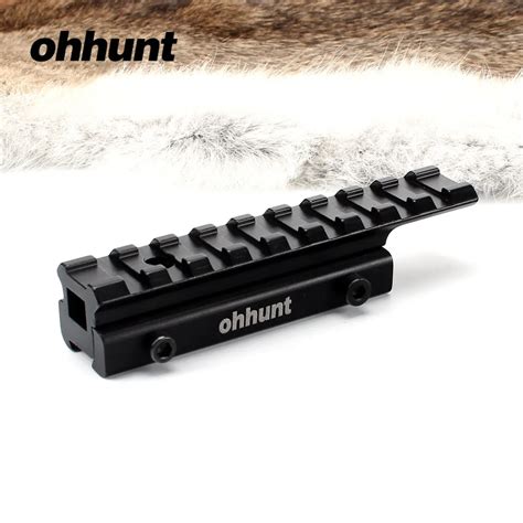 Ohhunt Hunting Tactical 11mm Dovetail To 20mm Picatinny Weaver Rail