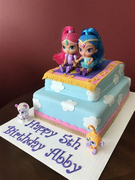 Shimmer and shine is a nickelodeon cartoon. Image result for shimmer and shine cake | Bolos de ...