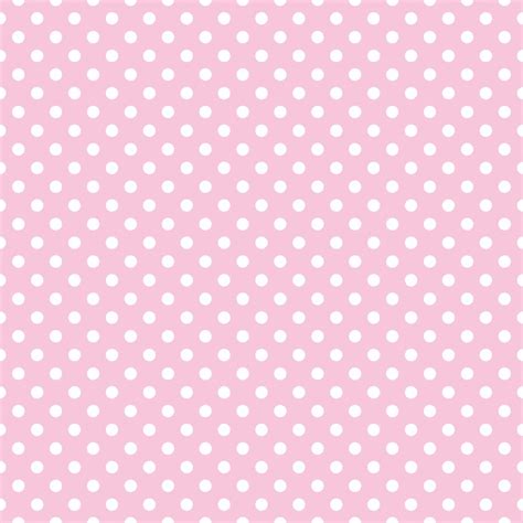 Fototapete Polka Dots Auf Rosa Hintergrund Retro Nahtlose Vektor Muster Pixers Wir Leben