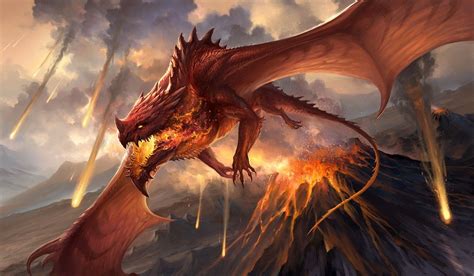 Red Dragon By Sandara Red Dragon Mythical Creatures Dragon Artwork