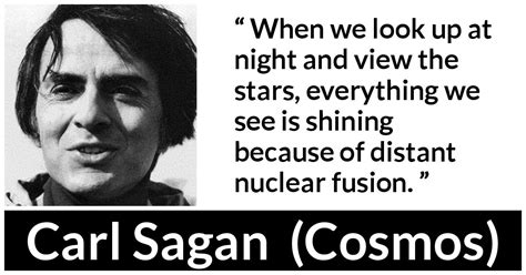 Carl Sagan “when We Look Up At Night And View The Stars Everything”