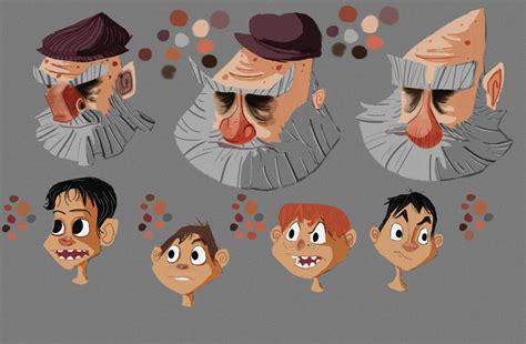 Character Concept Faces By Caiobuca On Deviantart