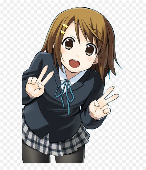 Cute Anime Girl Peace Sign