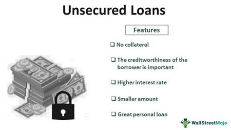 Unsecured Loan Meaning Example Features How It Works