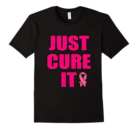 just cure it pink ribbon breast cancer awareness t shirt sfs sunflowershirt