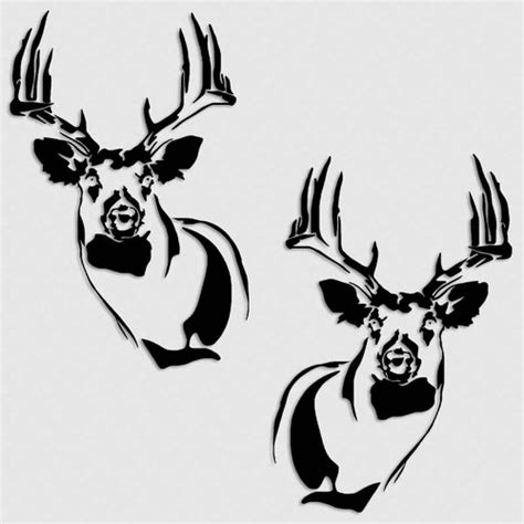 Archery Hunting Whitetail Deer Decals Bow Hunter Backwoods Stickers
