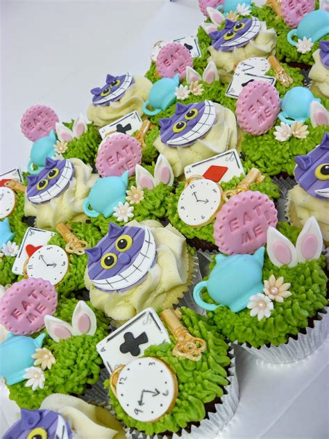 The Cup Cake Taste Brisbane Cupcakes Alice In Wonderland Cupcakes