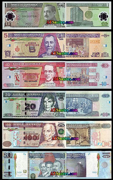 Moneda Guatemalteca Simbolos Patrios Billetes De Banco Simbolos