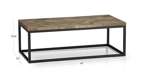 Shop Dixon Coffee Table Inlaid Teak Tells A Rustic Story Reclaimed