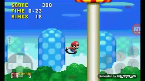 Mario In Sonic 1 Somari The Adventurer 2015 Youtube
