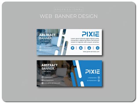 Web Banner Design Template By Ikbal Hussain On Dribbble