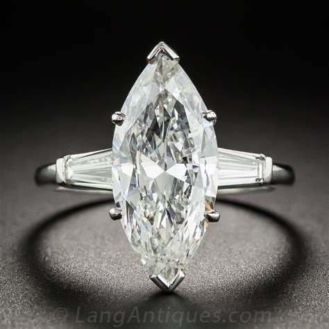 371 Carat Marquise Diamond Ring Gia I Si2