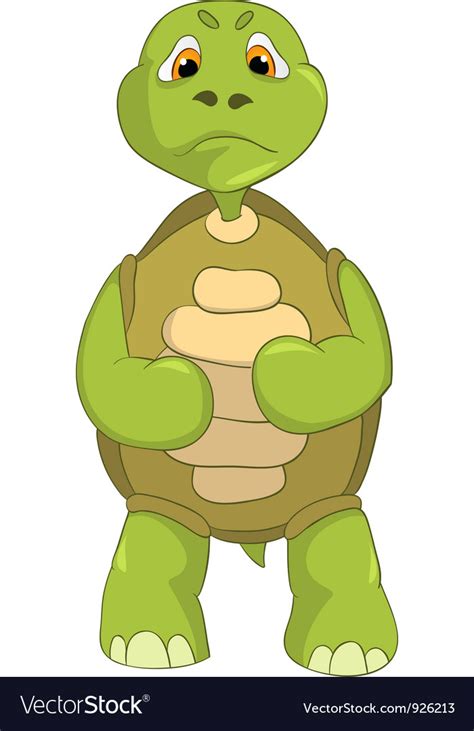 Angry Turtle Royalty Free Vector Image Vectorstock