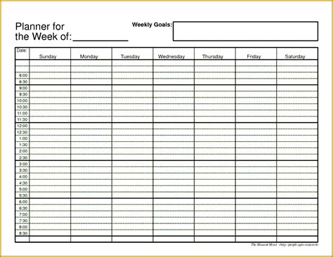 5 Blank Monthly Work Schedule Template Fabtemplatez