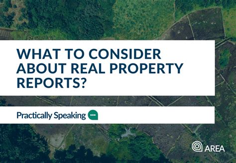 What To Consider About Real Property Reports