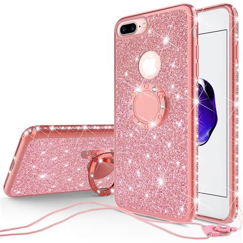 wydan glitter slim hybrid apple iphone 6 plus iphone 7 plus iphone 8 plus case w glitter