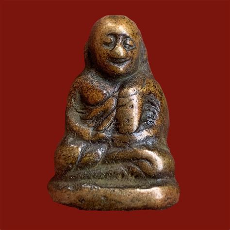 หลวงพ่อเงิน พระรูปหล่อเก่า วัดบางคานพิมพ์ขี้ตา - พระบ้านยอดนิยม - ThaiPick