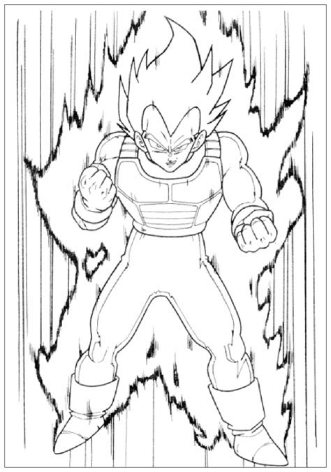 Download 311+ Vegeta Dragon Ball Coloring Pages PNG PDF File