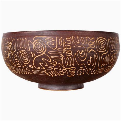 Early Sgraffito Bowl By Edwin And Mary Scheier Pottery Bowls