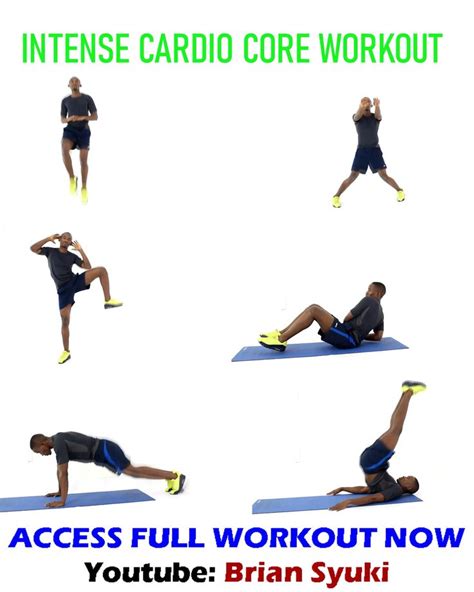 Intense Cardio Core Workout At Home