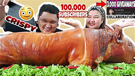 Lechon In The Philippines Mukbang Collab W