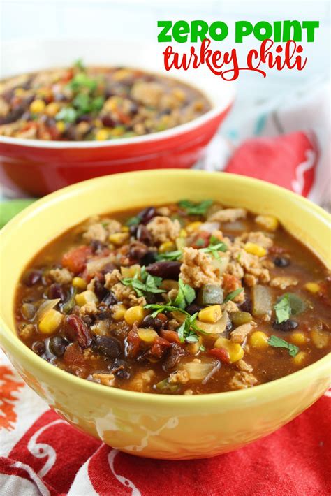 Weight Watchers Turkey Chili The Food Hussy