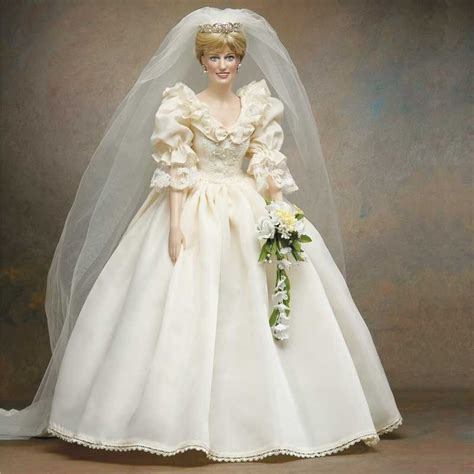 Princess Diana Vinal Wedding Doll Doll Wedding Dress Barbie Wedding