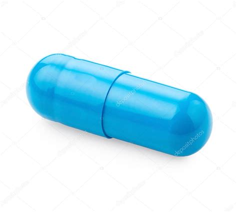 Blue Pill Capsule Stock Photo By ©nikmerkulov 130389026