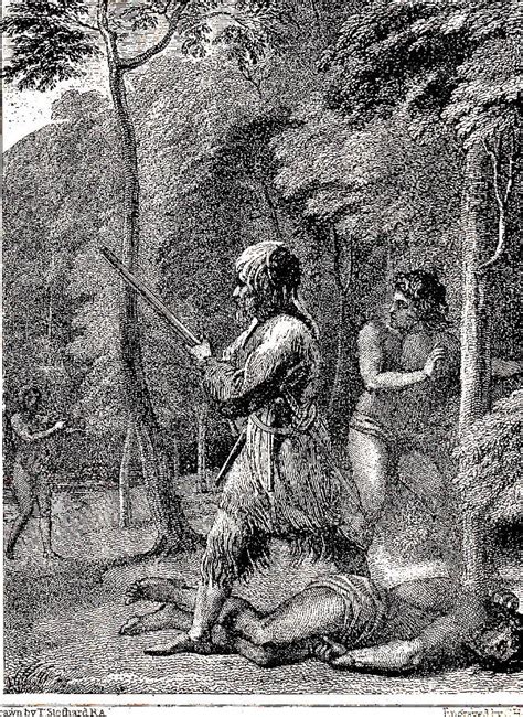 Thomas Stothards Robinson Crusoe First Sees And Rescues His Man