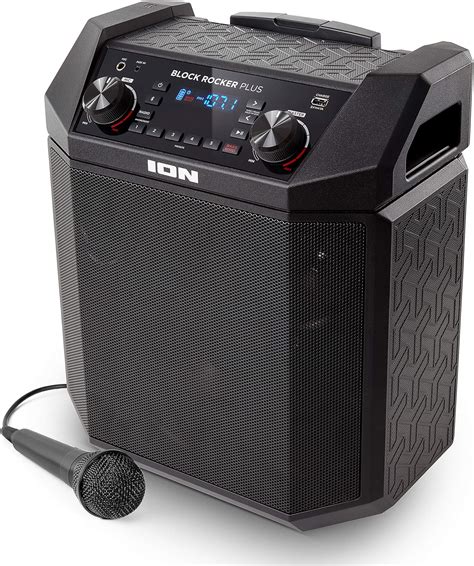 Ion Audio Block Rocker Plus Haut Parleur Portable 100 W Alimenté Par
