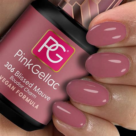 Pink Gellac Gel Nagellak Kleur 306 Blissed Mauve Parfumerie Van Rooijen