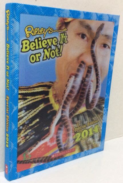 Ripleys Believe It Or Not Special Edition 2014 Hardcover Scholastic Ebay