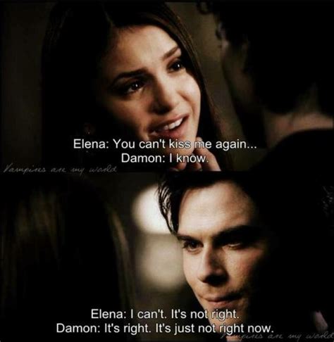 Vampire Diaries Love Quotes Damon Elena 36 Quotes From The Vampire